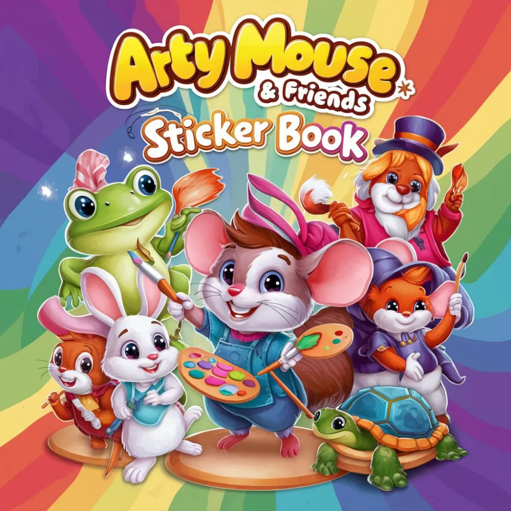  Arty Mouse & Friends Sticker Book